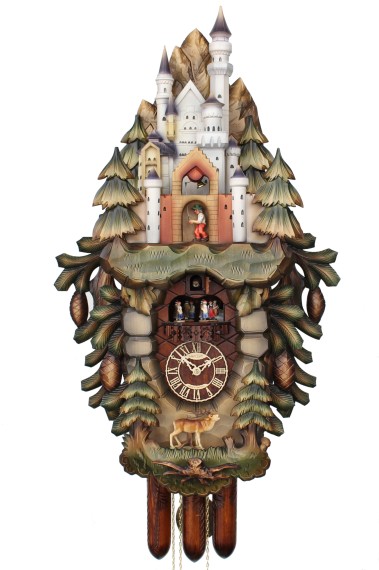 Horloge Coucou HerrZeit Par Adolf Herr - Modèle AH 301/2 8T Vert Magique - Neuf Sous Garantie